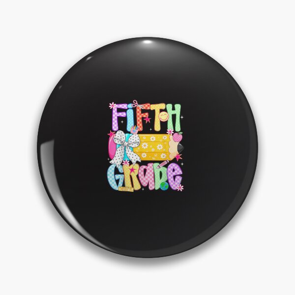 Item preview, Fifth Grade Coquette Bow Pencil Back to School Cute Teacher Student designed and sold by kiralynstration.