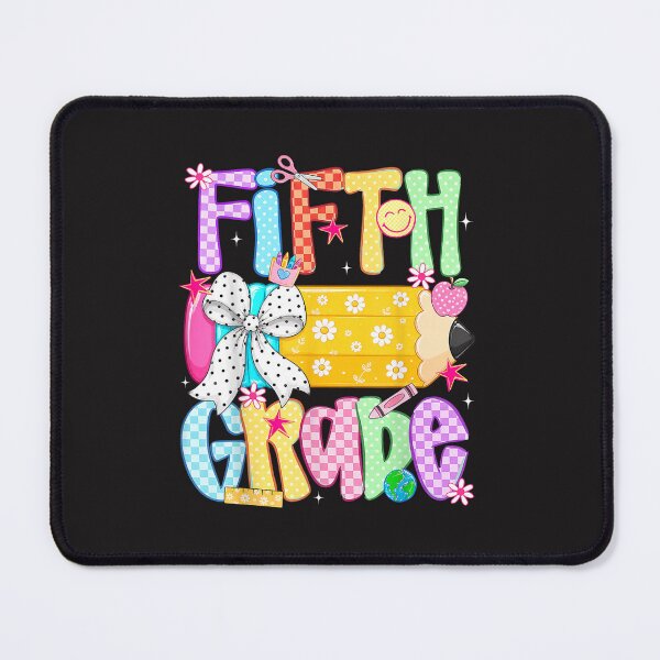 Item preview, Fifth Grade Coquette Bow Pencil Back to School Cute Teacher Student designed and sold by kiralynstration.