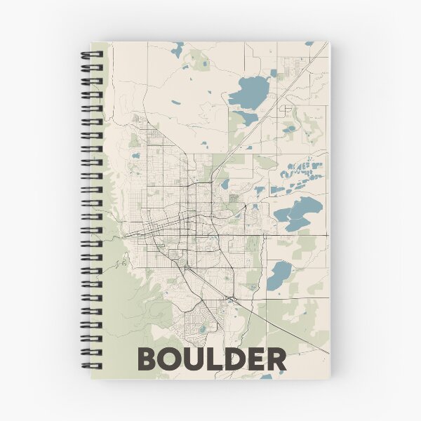 Item preview, Mapa de Boulder designed and sold by MapsNerd.