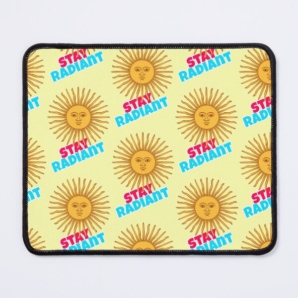 Item preview, Stay Radiant Vintage Sun Motivational Quote designed and sold by Mauswohn.