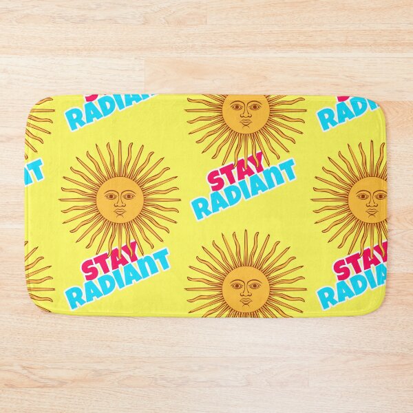 Item preview, Stay Radiant Vintage Sun Motivational Quote designed and sold by Mauswohn.