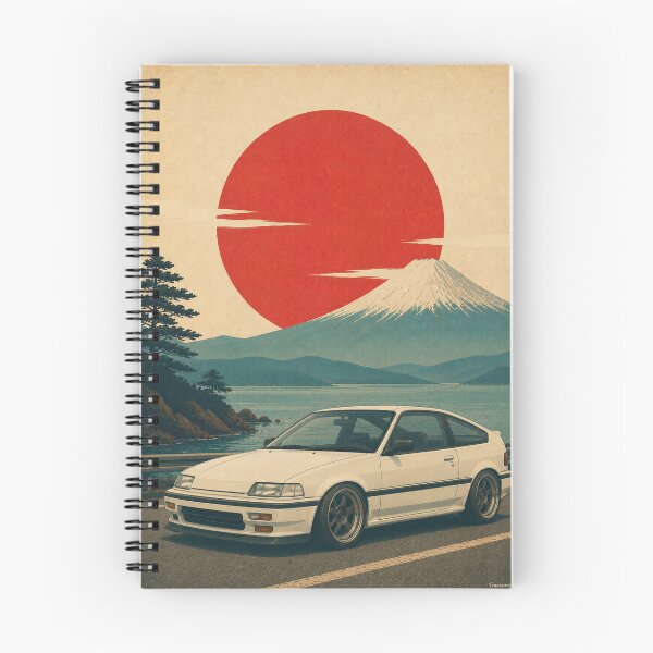 Item preview, Retro Japanese late-1980s compact hatchback inspired white designed and sold by Traceursniper.
