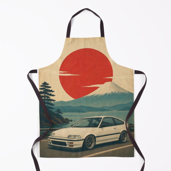 Item preview, Retro Japanese late-1980s compact hatchback inspired white designed and sold by Traceursniper.