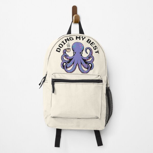 Item preview, Doing My Best Octopus Shirt Coffee – Cute Funny Overwhelmed Anxiety Meme designed and sold by ZyxDes.