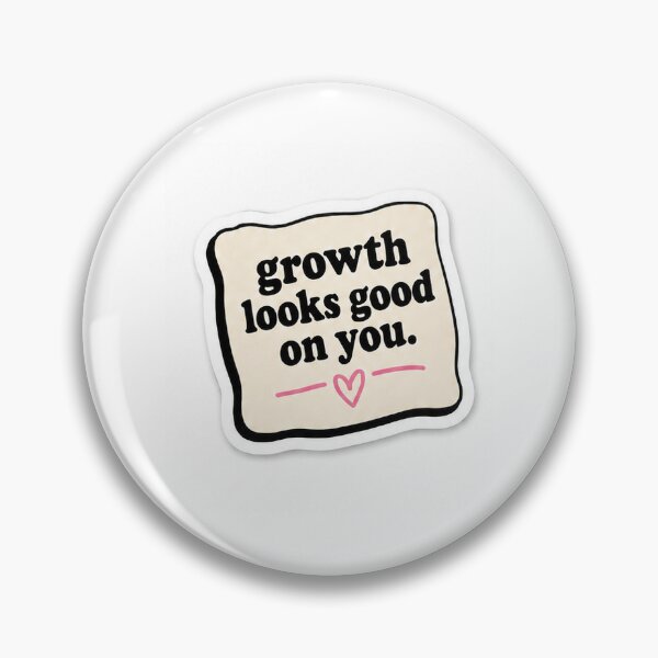 Item preview, Growth Looks Good On You™ Sticker ⭐ designed and sold by GenzzStickers23.