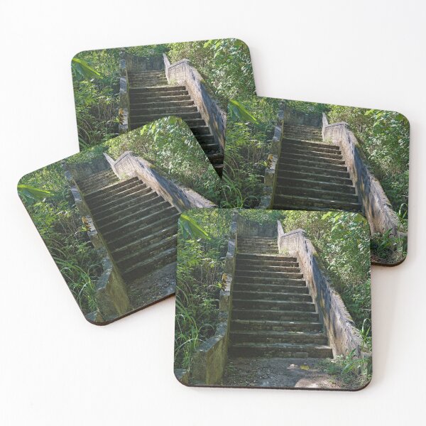 Item preview, Stone staircase in the wild jungle designed and sold by franck380.