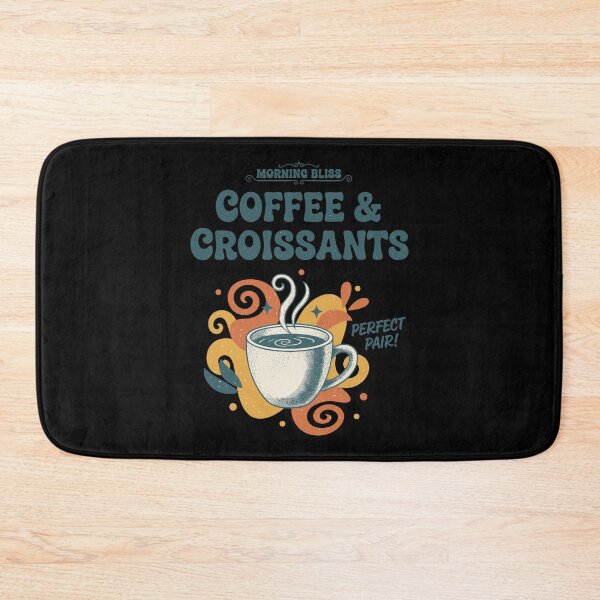 Item preview, Breakfast Morning Bliss Coffee And Croissants designed and sold by LuminOrb.