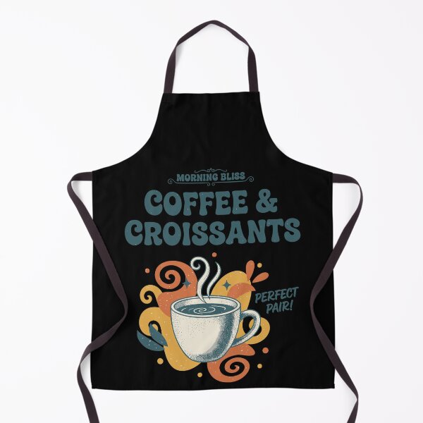 Item preview, Breakfast Morning Bliss Coffee And Croissants designed and sold by LuminOrb.