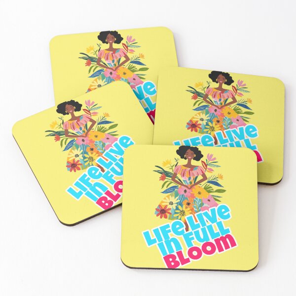 Item preview, Life Live In Full Bloom Flower Saying designed and sold by Mauswohn.
