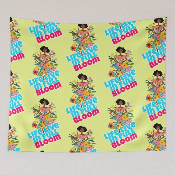 Item preview, Life Live In Full Bloom Flower Saying designed and sold by Mauswohn.