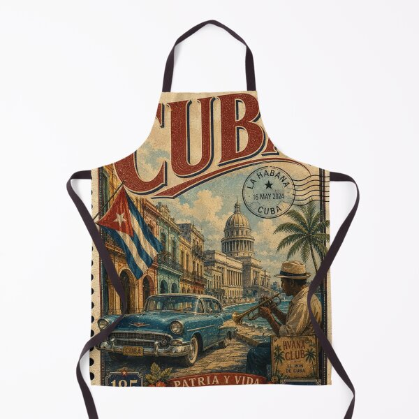 Item preview, Cuba Vintage Postal Stamp - Havana Retro Art designed and sold by ernestbullone.