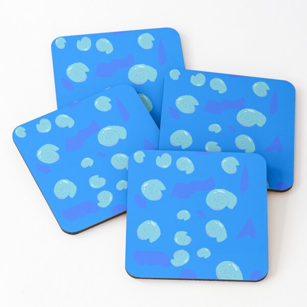 Item preview, Seashells on the blue background designed and sold by Dniprianka.