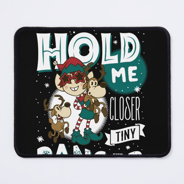 Item preview, Cheerful Cartoon Holiday Elf Wearing Star Glasses Holding designed and sold by VIPfuturedesign.