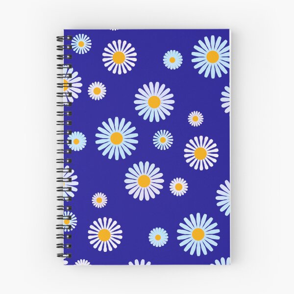 Item preview, Subtle Gradient Daisies on Blue  designed and sold by JaygiesDesign.
