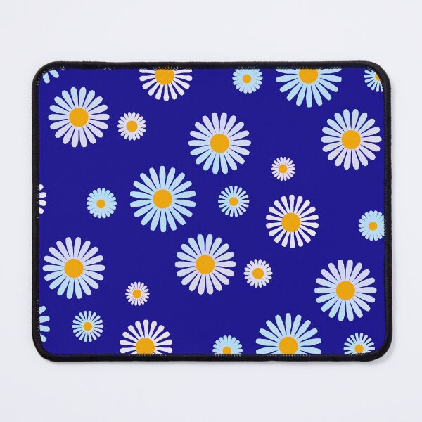 Item preview, Subtle Gradient Daisies on Blue  designed and sold by JaygiesDesign.