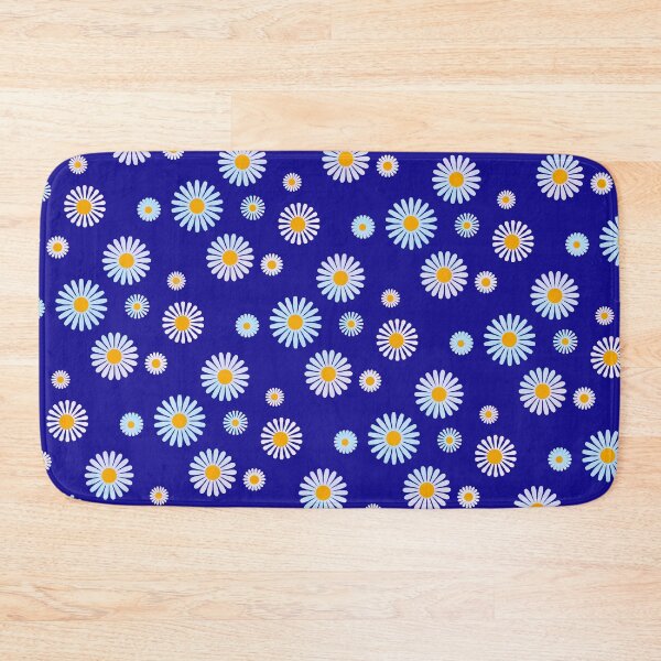 Item preview, Subtle Gradient Daisies on Blue  designed and sold by JaygiesDesign.