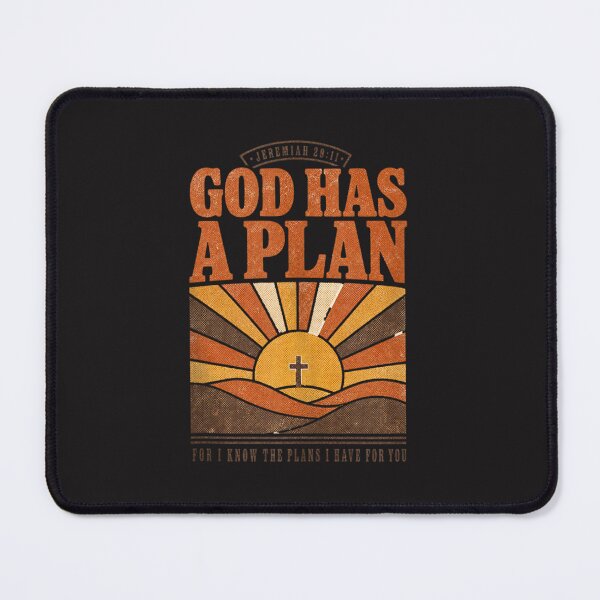 Item preview, Jeremiah 29:11 Christian Faith Retro Sunrise God Has a Plan Bible Verse designed and sold by kiralynstration.