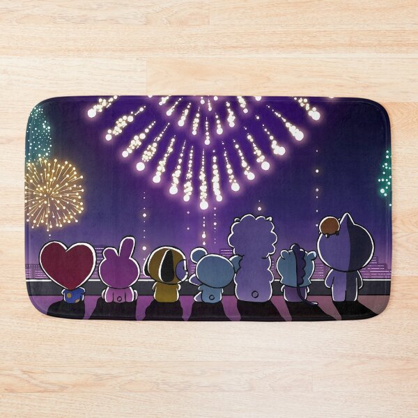 Item preview, Romantic Fireworks Heart Over City - Kawaii Nightscape Skyline Sticker designed and sold by William Cano.