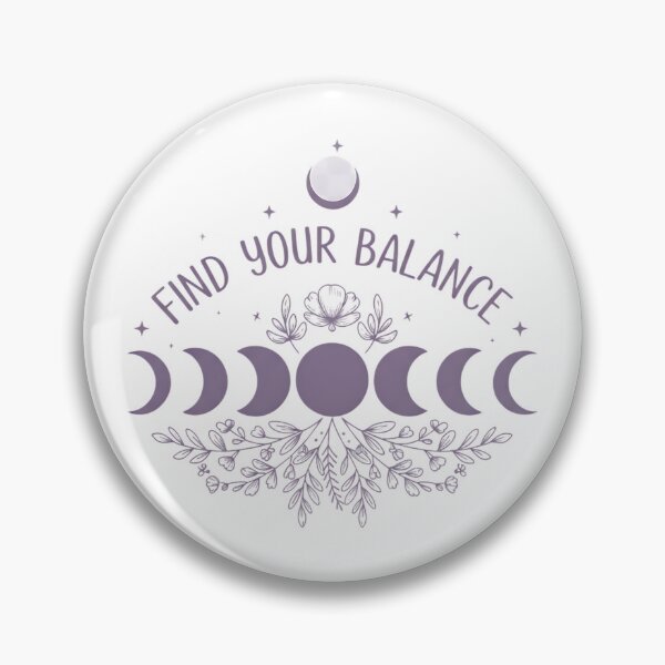 Item preview, Find Your Balance Moon Phases Hoodie — Celestial Boho Floral Graphic Design designed and sold by GallaresDesign.