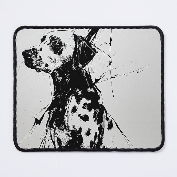 Item preview, Splattered Dalmatian Portrait designed and sold by lautir.