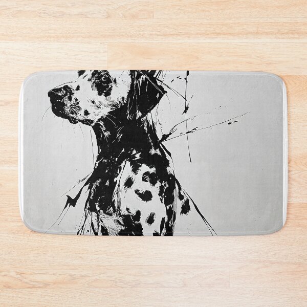 Item preview, Splattered Dalmatian Portrait designed and sold by lautir.