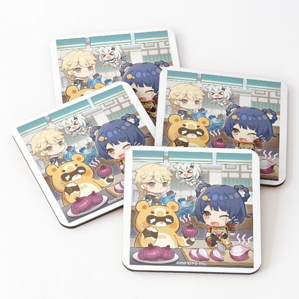 Item preview, Xiangling, Aether and Paimon designed and sold by Lauwuuh.