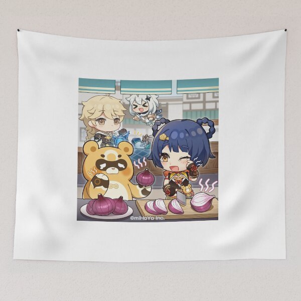 Item preview, Xiangling, Aether and Paimon designed and sold by Lauwuuh.
