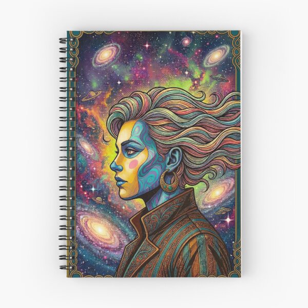 Item preview, Cosmic Goddess: Vintage Sci-Fi Fantasy Print - Psychedelic Universe designed and sold by WheresMyMojo.