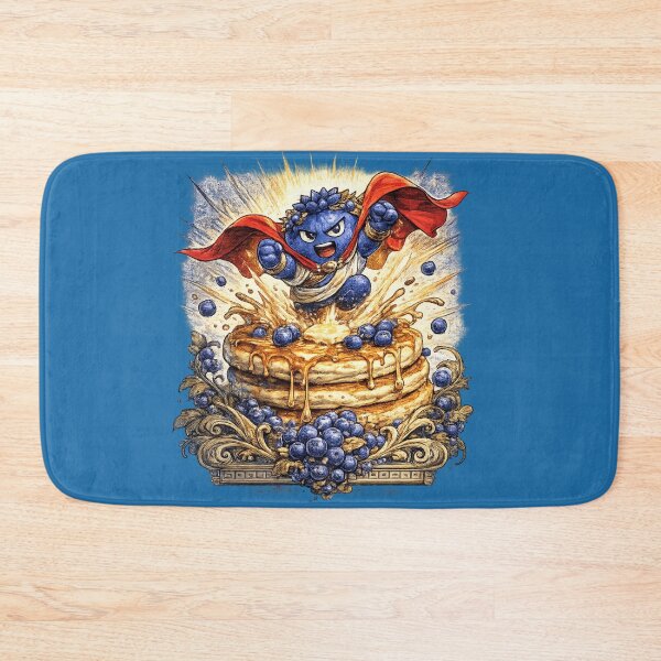 Item preview, Superhero Blueberry Pancake Breakfast Funny Fantasy Fruit Design designed and sold by irfanshikh.