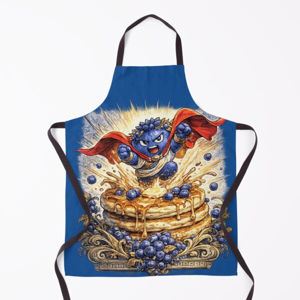 Item preview, Superhero Blueberry Pancake Breakfast Funny Fantasy Fruit Design designed and sold by irfanshikh.