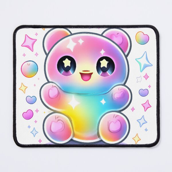 Item preview, Cute Gummy Bear Holographic Candy Design designed and sold by SilkBrushDreams.