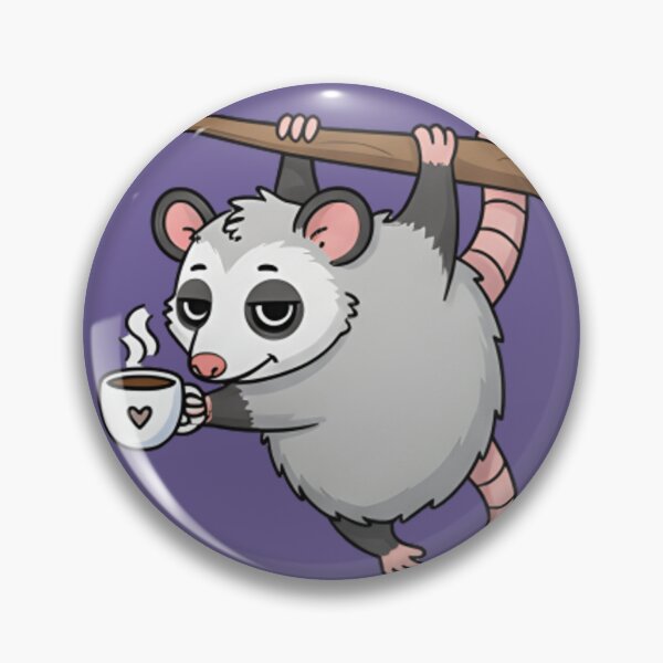 Item preview, Doing My Best Possum Shirt – Funny Tired Possum Meme T-Shirt & Sticker designed and sold by ZyxDes.
