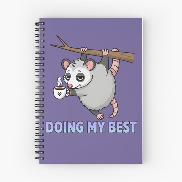 Item preview, Doing My Best Possum Shirt – Funny Tired Possum Meme T-Shirt & Sticker designed and sold by ZyxDes.