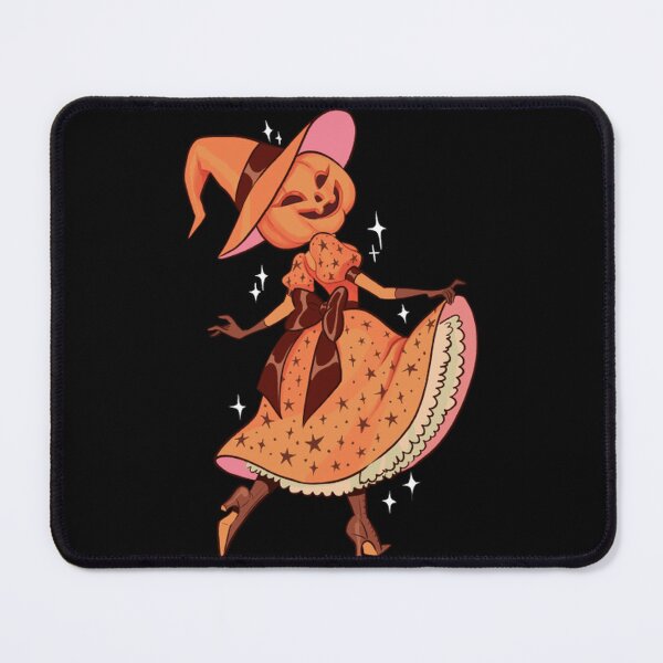 Item preview, Elegant Pumpkin Witch Vintage Autumn Gown Art designed and sold by Melivillosart.