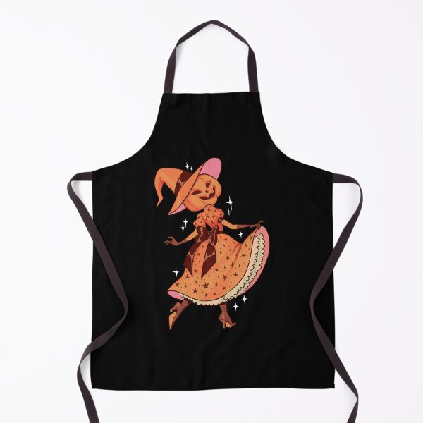 Item preview, Elegant Pumpkin Witch Vintage Autumn Gown Art designed and sold by Melivillosart.