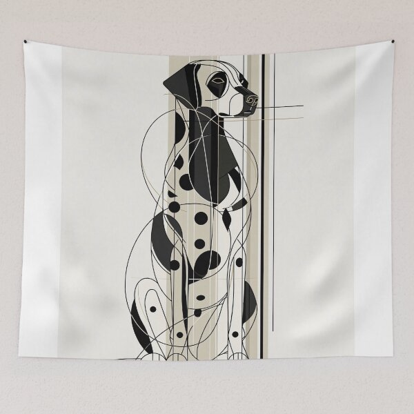 Item preview, Geometric Dalmatian designed and sold by lautir.