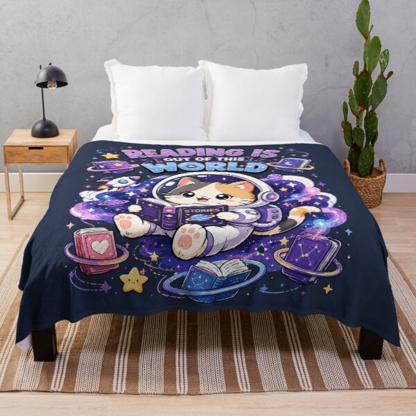 Item preview, Reading Is Out Of This World Cat PNG, Cute Reading Shirt Design, Astronaut Cat Graphic Tee, Vintage Book Lover T-Shirt designed and sold by MaynyStudio.