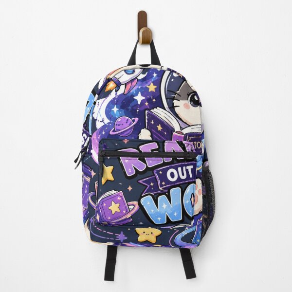Item preview, Reading Is Out Of This World Cat PNG, Cute Reading Shirt Design, Astronaut Cat Graphic Tee, Vintage Book Lover T-Shirt designed and sold by MaynyStudio.