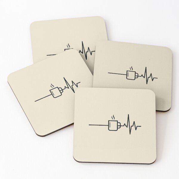 Item preview, Coffee Mug Heartbeat EKG designed and sold by dudelinart.
