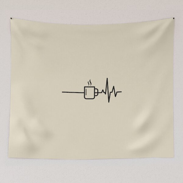 Item preview, Coffee Mug Heartbeat EKG designed and sold by dudelinart.