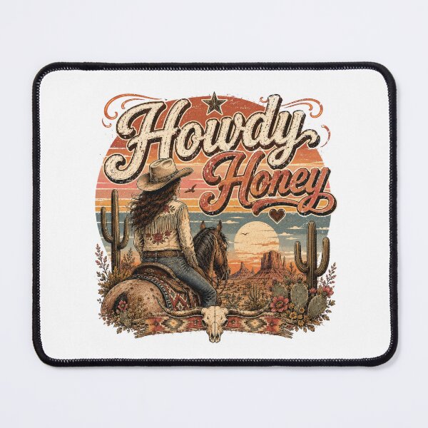 Item preview, Howdy Honey in the desert designed and sold by Side Quest Co..