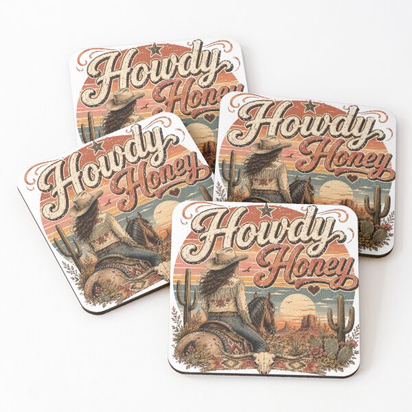 Item preview, Howdy Honey in the desert designed and sold by Side Quest Co..