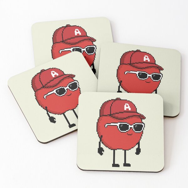Item preview, Apple Pixel with a Cap (RD) designed and sold by White Rim Mates.
