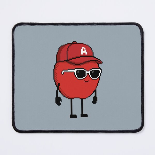 Item preview, Apple Pixel with a Cap (RD) designed and sold by White Rim Mates.