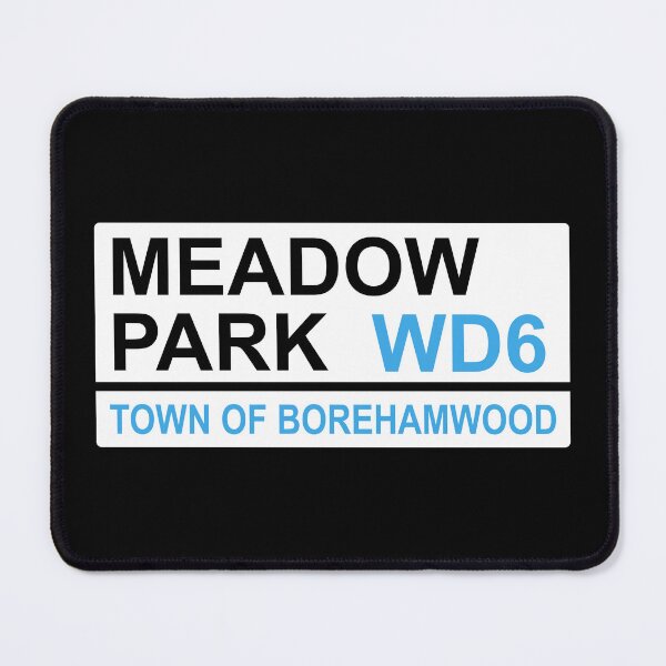 Item preview, Boreham Wood Meadow Park Iconic Street Sign designed and sold by DelfDesign.