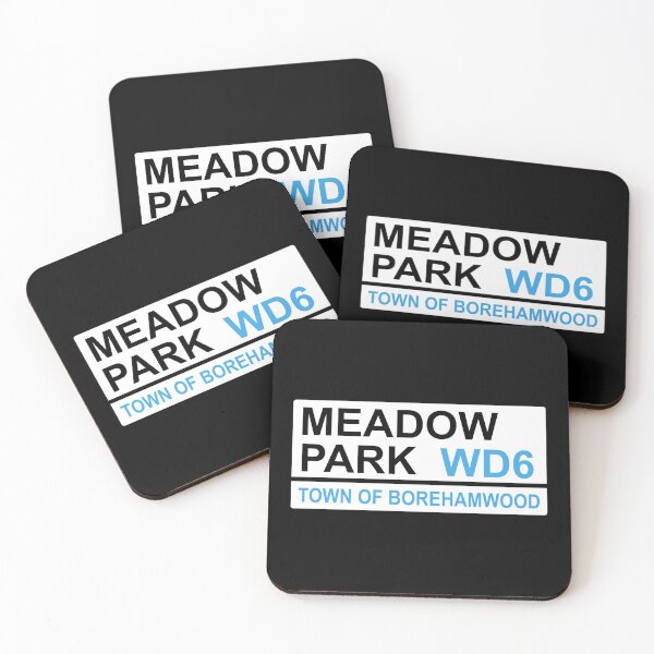 Item preview, Boreham Wood Meadow Park Iconic Street Sign designed and sold by DelfDesign.