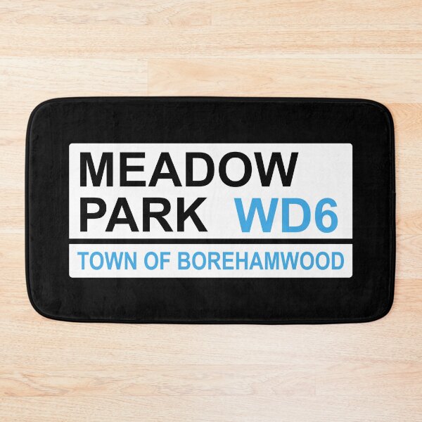 Item preview, Boreham Wood Meadow Park Iconic Street Sign designed and sold by DelfDesign.
