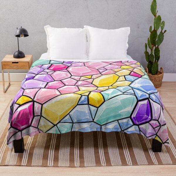 Item preview, Pastel Gemstone Mosaic Stained Glass Pattern designed and sold by DjFreeq.