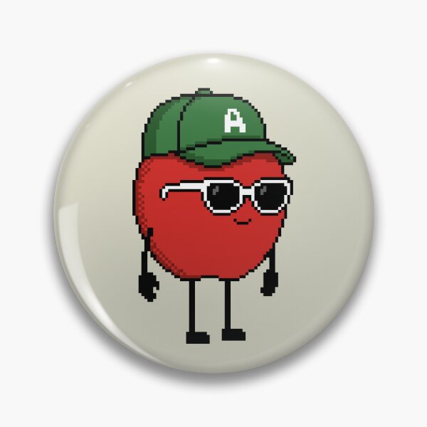 Item preview, Apple Pixel with a Cap (GN) designed and sold by White Rim Mates.