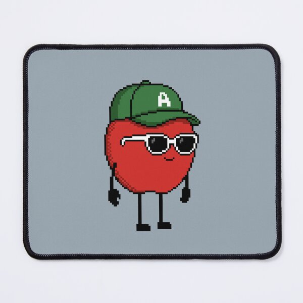 Item preview, Apple Pixel with a Cap (GN) designed and sold by White Rim Mates.